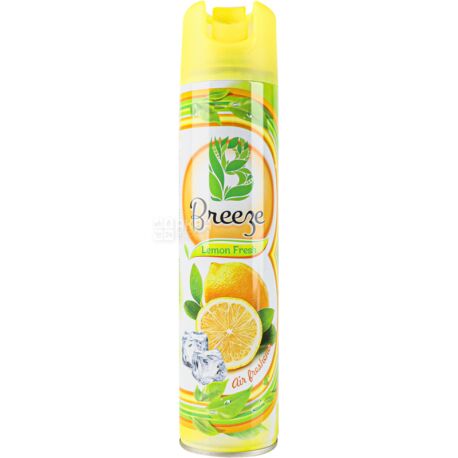Breese, Лимонная свежесть, 300 мл, Освежитель воздуха 
