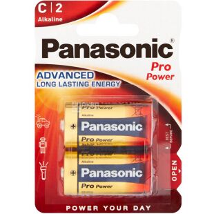 Panasonic Pro Power Advanced C, 2 шт., Батарейки лужні, 1,5 V, LR14