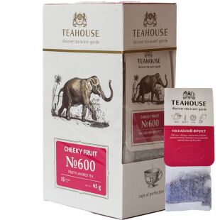 Teahouse, 15 пак. х 3 г, ТіХаус, Чай фруктовий, Нахабний фрукт