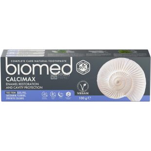 Biomed, Calcimax, 100 мл, Зубная паста укрепляющая Кальцимакс