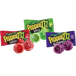 Roshen Peppinezzz, 900 г, Цукерки карамельні, з фруктово-ягідною начинкою Пеппінезз, Рошен