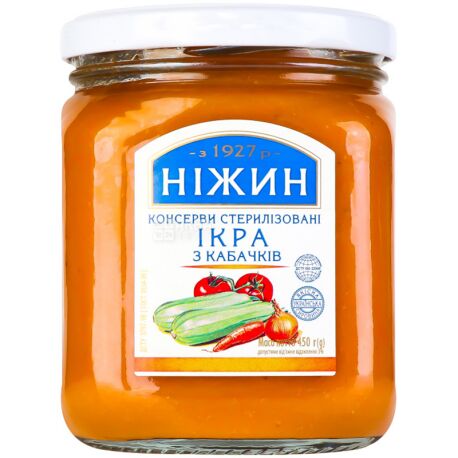 Нежин, 450 мл, икра, кабачковая