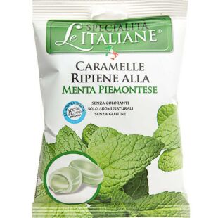 Le Specialitа Italiane, 100 г, Льодяники органічні зі смаком п'ємонтської м'яти, Ле Спеціальіта Італьяні