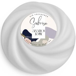 Sabrise Sensation Jasmine, 150 г, Гелевый освежитель воздуха, с ароматом жасмина