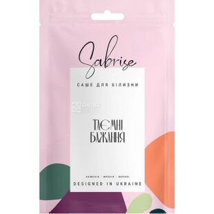 Sabrise, 20 г, Ароматическое саше для белья, Тайные желания 