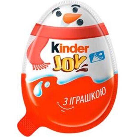 Kinder Joy, 20 г, Шоколадне яйце з сюрпризом Кіндер Джой, в асортименті