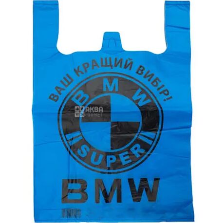 BMW plastic T-shirt, 38x60 cm, 50 pcs, package