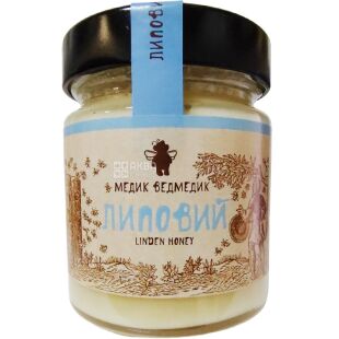 Медик-ведмедик, 250 г, Мед липовый, стекло