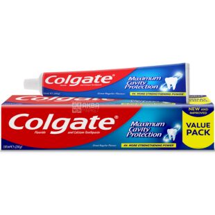 Colgate Maximum Protection, 150 мл, Зубная паста Максимальная защита от кариеса, Свежая мята