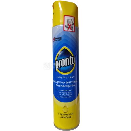 Pronto, Anti-Dust and Anti-Allergen, Furniture Spray, 250 ml