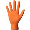 Mercator GoGrip PRO, 50 шт., Розмір L, Меркатор, Рукавички нітрилові текстурні, нестерильні, неопудрені, помаранчеві