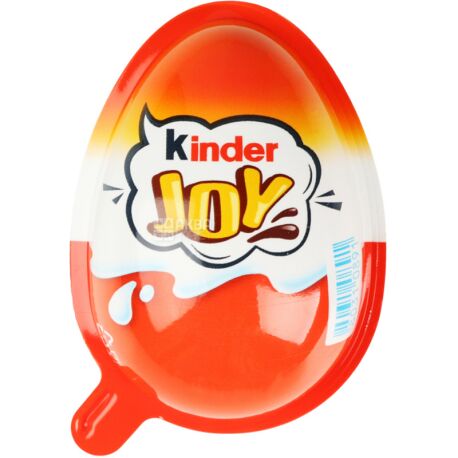 Kinder Joy, 20 г, Шоколадне яйце з сюрпризом Кіндер Джой, в асортименті