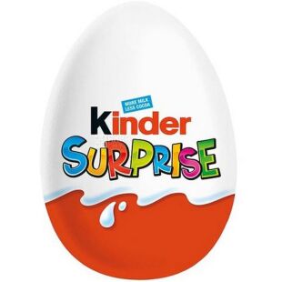 Kinder Surprise, 20 г, Яйце шоколадне КІндер Сюрприз, в асортименті