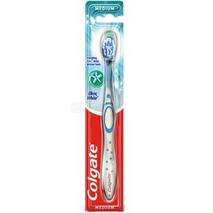 Colgate Max White, 1 шт., Зубная щетка отбеливающая, средней жесткости