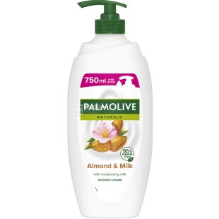 Palmolive Naturals, 750 мл, Гель для душа, Миндаль и молочко, увлажняющий
