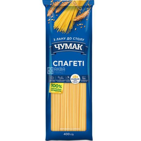 Chumak, 400 g, macaroni, Spaghetti, m / s