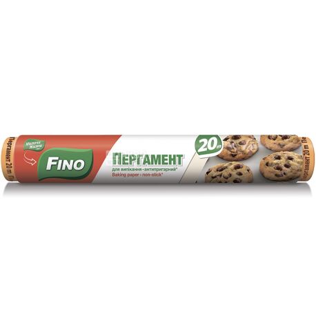 Fino, 20 м х 29 см, Папір для випічки пергаментний