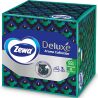 Zewa Deluxe Aroma, 60 шт., Салфетки косметические Зева, 3-х слойные, 20х21 см, ароматизированные, в ассортименте