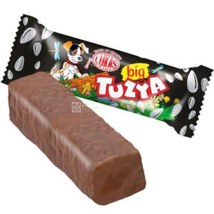 Lukas Big Tuzya, 33 г, Лукас, Батончик Тузя, насіння в шоколадній глазурі