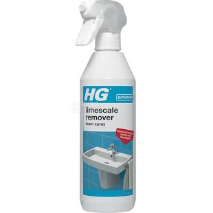 HG Limescale Remover, 650 мл, Средство для удаления известкового налета, пена