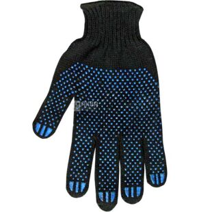 Промтус, 1 пара, Розмір М, Рукавички робочі, з ПВХ покриттям, в асортименті