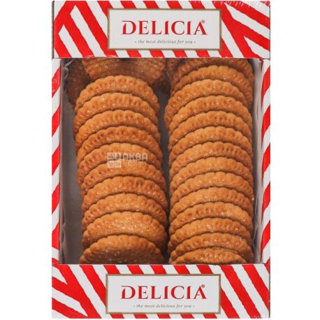 Delicia, 300 г, Печенье сдобное Мальвина со сливочным вкусом