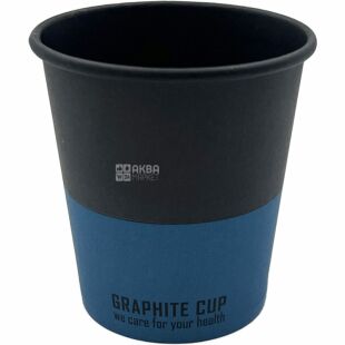 Graphite cup, Стакан паперовий двоколірний, 185 мл, 50 шт., D72