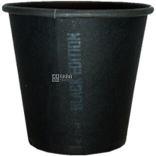 BLack Edition, Стакан паперовий, чорний, 110 мл, 50 шт., D60
