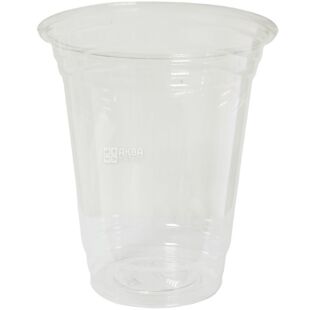 Стакан пластиковий під купольну кришку Лайт, 300 мл х 50 шт.
