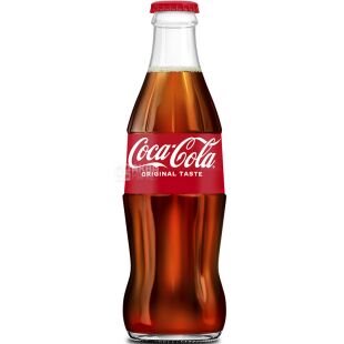 Coca-Cola, 0,25 л, Напиток газированный Кока-Кола, стекло