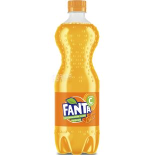 Fanta, 0.75л, Напій газований соковмісний Апельсин Фанта, ПЕТ