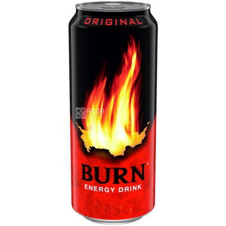 Burn Original, 0,5 л, Напиток энергетический Бёрн Ориджинал