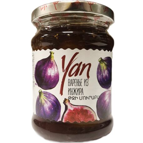 Yan, 300 г, Ян, Варенье из инжира, стекло