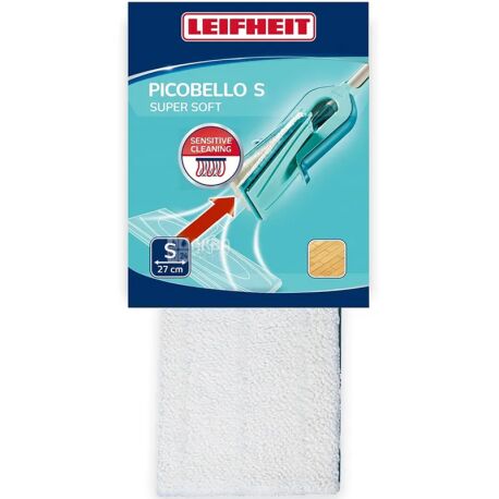 Leifheit, Губка Лайфхайт для швабри Picobello S Super Soft, 27х10 см