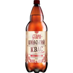 Старокиївський, 2 л, Квас живого бродіння, натуральний, ПЕТ