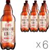 Старокиевский, Упаковка 6 шт. х 2 л, Квас живого брожения, натуральный, ПЭТ