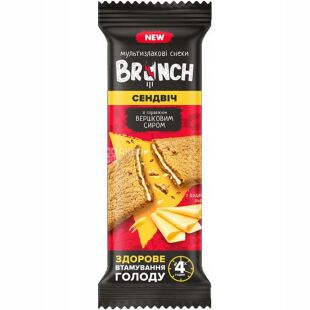 Brunch, 47 г, Мультизлаковий сендвіч з Вершковим сиром Бранч