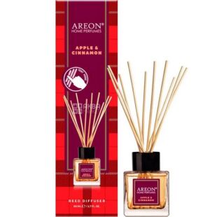 Areon Home Perfume Apple & Cinnamon, 50 мл, Аромадифузор Ареон, Яблуко та Кориця