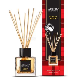 Areon Home Perfume Vanilla Black, 50 мл, Аромадифузор Ареон, Чорна Ваніль