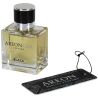 Areon Car Perfume Black, 100 мл, Парфум Ареон для автомобіля, спрей + суха підвіска