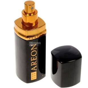 Areon Perfume Premium Gold, 50 мл, Парфум Ареон для автомобіля Золото, спрей + суха підвіска