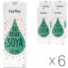 ViaMia, Soya natural, Упаковка 6 шт. х 1 л, Виа Мия, Напиток соевый, органический