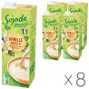 Sojade So Soya Vanille Organic, Упаковка 8 шт. х 1 л, Сояде, Соєве молоко ванільне, з кальцієм, органічне, безлактозне