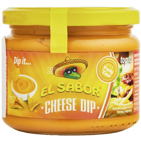 El Sabor Cheese Dip, 300 мл, Соус сирний, скло