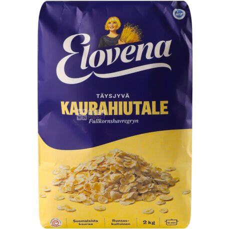 Nordic, 2 kg, Oatmeal flakes, Fast-cooked, m / s