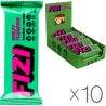 Fizi Hazelnut Caramel, Упаковка 10 шт. х 45 г, Шоколадный батончик Физи Лесной орех и Карамель, без глютена