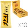 Fizi Keto Banana peanut, Упаковка 10 шт. х 45 г, Фізі, Батончик протеїновий Банан Арахіс, без глютену