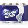 Selpak Professional Premium, 24 рул., Туалетний папір Селпак Преміум, 3-х шаровий, білий, 18,4 м, 150 відривів