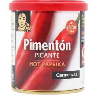 Carmencita, 75 г, Паприка острая, копченая, ж/б