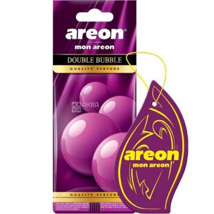Areon Double Bubble, Освіжувач повітря для автомобіля, підвіска, Бабл Гам